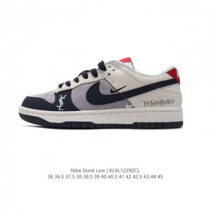 耐克 Nike Dunk Low Retro 运动鞋复古板鞋 Ysl联名。作为 80 年代经典篮球鞋款，起初专为硬木球场打造，后来成为席卷街头的时尚标杆，现以经