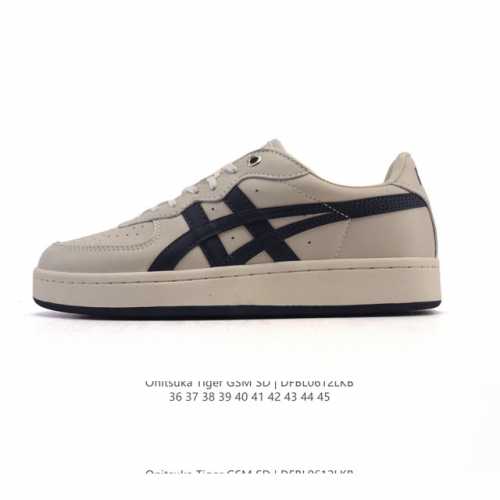 新品 Onitsuka Tiger Gsm Sd鬼冢虎运动板鞋 经典Gsm Sd男女款休闲鞋 减震耐磨 低帮 板鞋 男女同款，巨巨巨巨巨百搭的小虎子，穿够了薄底