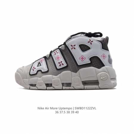 耐克 Nike Air More Uptempo '96 皮蓬全掌气垫女子运动鞋厚底增高缓震慢跑鞋。续写 20 世纪 80 年代和 90 年代篮球运动飞速发展的 - 点击图像关闭