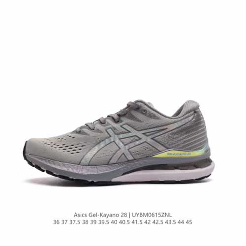 亚瑟士asics Gel Kayano 亚瑟士28代气垫 纳米纤维百搭休闲运动慢跑鞋 原装纳米纤维复合材料#轻减55%克重 Gel硅胶缓震#Eva钢印中底。 尺