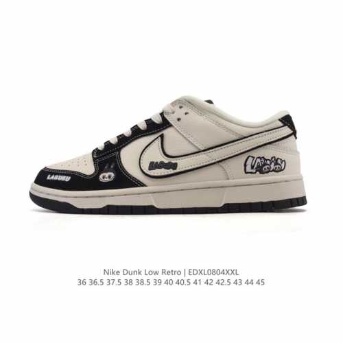公司级 耐克 Nike Dunk Low Retro 运动鞋复古板鞋2025年新款 男女鞋，作为 80 年代经典篮球鞋款，起初专为硬木球场打造，后来成为席卷街头