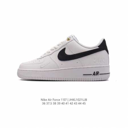 耐克 Nike Air Force 1 '07 Low 空军一号含气垫 低帮百搭厚底增高休闲运动板鞋。柔软、弹性十足的缓震性能和出色的中底设计，横跨复古与现代的 - 点击图像关闭