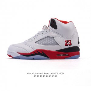 公司级 耐克 Nike Air Jordan 5 Retro 高帮男款运动鞋 乔丹之子 Aj5 乔丹5代 Aj5 乔5 乔丹5 高邦 乔丹篮球运动鞋 高帮复古休