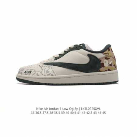 公司级 真标 耐克bape X Nike Air Jordan 1 Low Og Sp Military Blue Aj1乔1 倒勾 低帮篮球鞋 Aj1 乔丹1 - 点击图像关闭