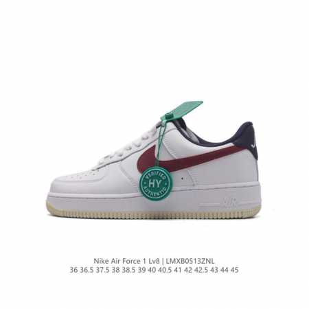 公司级 附赠送logo清洁刷 Af1耐克 Nike Air Force 1 ‘07 Low 空军一号厚底增高百搭休闲运动板鞋 原楦头原纸板 打造纯正空军版型，专 - 点击图像关闭