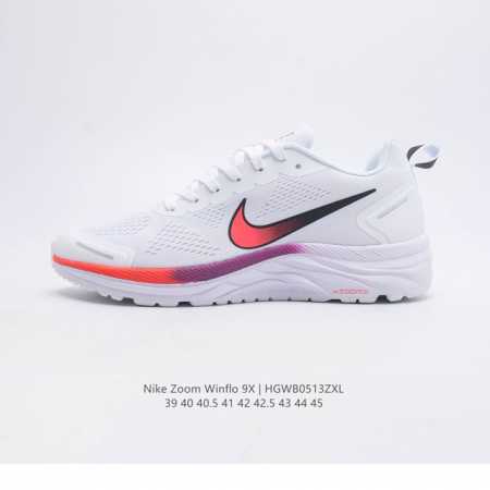 耐克nike Air Zoom Winflo 9X登月系列网透面气 训跑练步鞋 内置zoom气垫 脚回感弹感受非常直接。 货号：Cz6720 尺码：39-45含 - 点击图像关闭