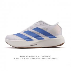 阿迪达斯 Adidas Adizero Evo Sl 运动舒适防滑耐磨 低帮跑步鞋 阿迪达斯革新力作 破纪录轻跑鞋 Adizero Adios Pro Evo