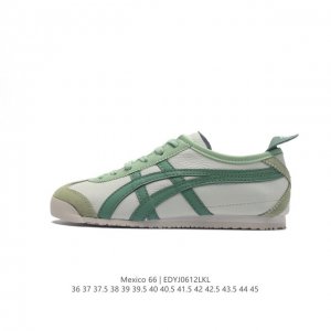Asics 亚瑟士 男女鞋真标半码制 日产经典老牌-鬼塚虎 Onitsuka Tiger Mexico 66经典墨西哥系列复古经典百搭板鞋休闲运动鞋慢跑鞋。采用