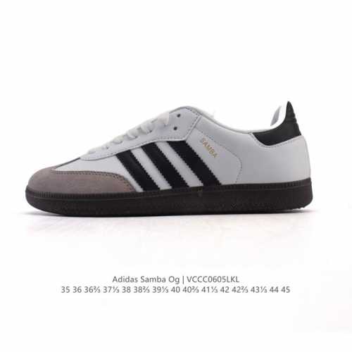 阿迪达斯 德训鞋 Adidas Originals Samba Og Shoes 经典运动鞋小白鞋 T头鞋 男女鞋 彰显休闲摩登风情的时尚经典鞋。它诞生于50年