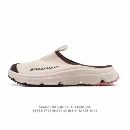 新品公司级 Salomon Rx Slide 3.0：缓震与透气设计透气轻量减震休闲运动恢复拖鞋 沙滩拖鞋 包头凉拖鞋 1. 缓震与支撑性 中底科技：采用超大尺 - 点击图像关闭