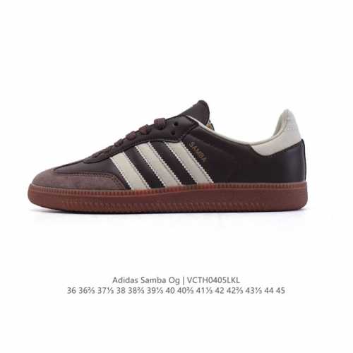 阿迪达斯 德训鞋 Adidas Originals Samba Og Shoes 经典运动鞋小白鞋 T头鞋 男女士板鞋 彰显休闲摩登风情的时尚经典鞋。它诞生于5