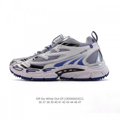 公司级 Off-White品牌运动鞋 时尚小白鞋 厚底增高老爹慢跑鞋 近期流行的潮流穿搭球鞋，从Virgil Abloh设计的标志到小白鞋成为热门单品，Ff-W