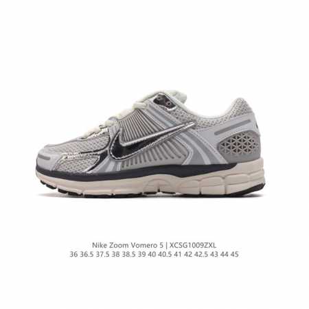 Nike 耐克夏季 Zoom Vomero 5 运动鞋休闲训练跑步鞋。Nike Zoom Vomero 5 男女子运动鞋妥帖包覆足部，提供透气支撑效果。耐穿材料 - 点击图像关闭