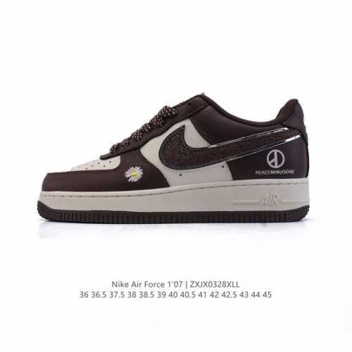 260 公司级 新款 Af1耐克 Nike Air Force 1 ‘07 Low 空军一号 气垫厚底增高百搭运动板鞋 原楦头原纸板 小白鞋 打造纯正空军版型，