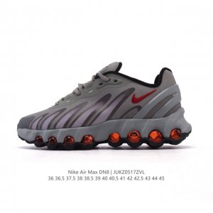 耐克 Nike Air Max Dn8 全掌气垫科技运动跑步鞋Fq7860-005 鞋款采用醒目渐变织物和动态波浪状结构鞋面 搭配黑色中底和外底 以及迷你黑色