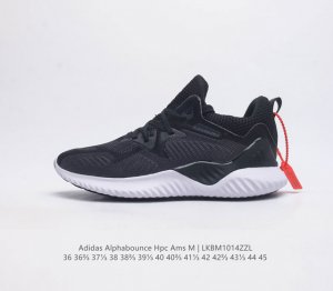 阿迪达斯 Adidas Alphabounce Hpc Ams 阿尔法 运动鞋 马牌大底伴你舒适训练或健身 一款舒适的反光跑步鞋 这款跑步鞋,网眼鞋面,织物衬里