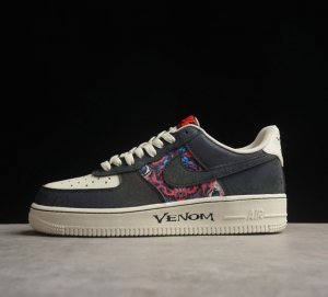 Nk Air Force 1'07 Low Venom 漫威系列-毒液 空军一号低帮休闲运动板鞋 Dy -023 打造纯正空军版型#专注外贸渠道 全掌内置蜂窝气