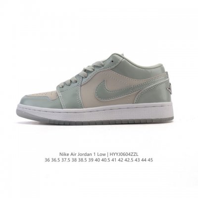 耐克 乔丹Air Jordan 1 Low Aj1 乔1 乔丹1代Aj1 低帮复古文化休闲运动篮球鞋。从1985 年面世的元年款汲取设计灵感，采用简洁大方的经典