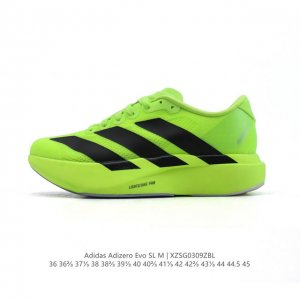 200 【公司级】阿迪达斯 Adidas Adizero Evo Sl 运动舒适防滑耐磨 低帮跑步鞋 阿迪达斯革新力作「破纪录轻跑鞋」Adizero Adios