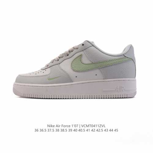 耐克 Nike Air Force 1 '07 Low 空军一号含气垫 小白鞋 低帮百搭厚底增高休闲运动板鞋。柔软、弹性十足的缓震性能和出色的中底设计，横跨复古