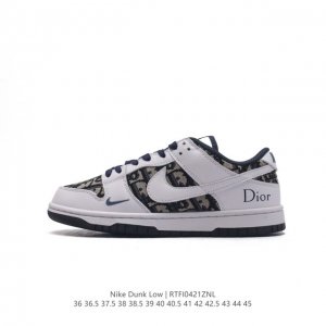 耐克 Nike Dunk Low 运动鞋复古板鞋 解构绑带 双鞋带，尽情迈步，彰显个性风采。采用天然皮革，经久耐穿，塑就如元年款 Dunk 般的复古质感。鞋头透