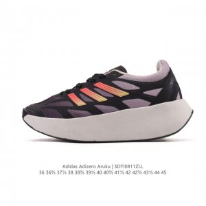 阿迪达斯 Adidas 男女士休闲鞋 Adizero Aruku 减震耐磨缓冲回弹百搭运动鞋 厚底增高老爹鞋。今年曝光的Adidas Adizero Aruku