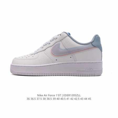 耐克 Nike Air Force 1 '07 Low 空军一号含气垫 小白鞋 低帮百搭厚底增高休闲运动板鞋。柔软、弹性十足的缓震性能和出色的中底设计，横跨复古 - 点击图像关闭
