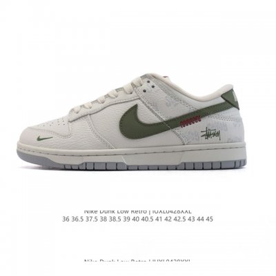 公司级 耐克 Nike Dunk Low Retro 运动鞋 经典复古板鞋 。作为 80 年代经典篮球鞋款，起初专为硬木球场打造，后来成为席卷街头的时尚标杆，现