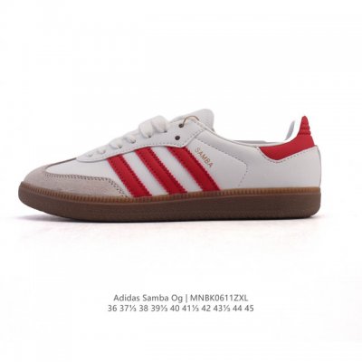 阿迪达斯 德训鞋 Adidas Originals Samba Og Shoes 经典运动鞋小白鞋 T头鞋 男女鞋 彰显休闲摩登风情的时尚经典鞋。它诞生于50年