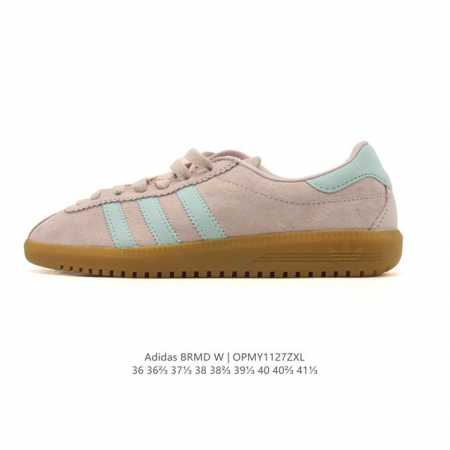 Adidas Originals Bermuda Brmd 时尚复古 耐磨轻便 低帮板鞋 阿迪达斯 Adidas 三叶草女鞋夏季Adidas Brmd运动鞋休闲 - 点击图像关闭