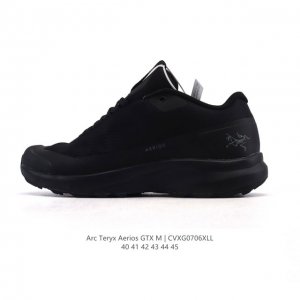 公司级 始祖鸟 Arc’Teryx Aerios Gxt登山靴 防水加强版男士系列加强版户外防水帮登山鞋徒步鞋 轻量支撑长距离越野跑鞋 轻便透气户外运动鞋 耐磨