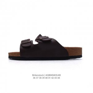 公司级 德国百年知名鞋履品牌 博肯Birkenstock 勃肯拖鞋系列凉拖鞋休闲沙滩凉鞋 广东原产#采用质地柔软牛皮革 中底搭载缓震软木橡胶 外置Eva轻量片装