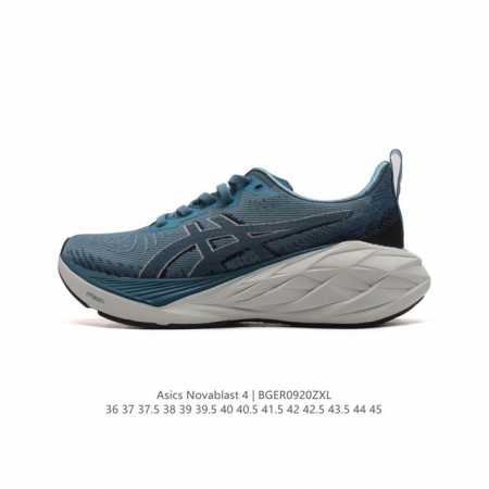 Asics 亚瑟士novablast4男女士运动跑步鞋 厚底增高老爹鞋 缓震回弹透气耐磨跑鞋 一鞋一科技：Novablast 4，跑鞋中底同时实现厚软轻弹。主要 - 点击图像关闭