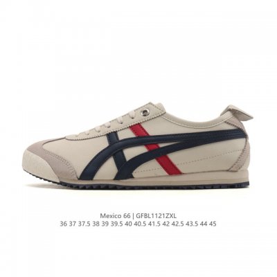 鬼冢虎Onitsuka Tiger Mexico 66 一脚蹬男女同款皮革鞋面休闲板鞋 1183A360鬼冢虎Onitsuka Tiger的Mexico 66系