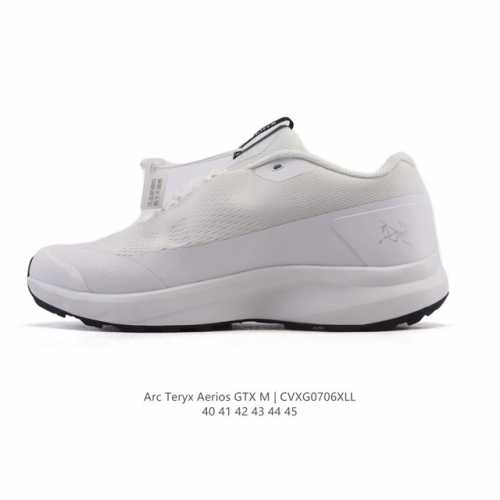 公司级 始祖鸟 Arc’Teryx Aerios Gxt登山靴 防水加强版男士系列加强版户外防水帮登山鞋徒步鞋 轻量支撑长距离越野跑鞋 轻便透气户外运动鞋 耐磨