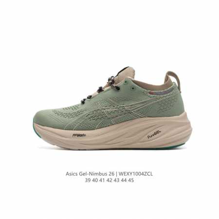 Asics Gel Nimbus26 2024 01#亚瑟士#跑步鞋 超厚底增高百搭老爹鞋 最舒适跑鞋，中底两大独家科技都带来全新能量，造就历来最软弹的 Gel - 点击图像关闭