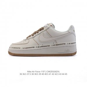 180 耐克 Nike Air Force 1 '07 Low 空军一号含气垫 小白鞋 2025年 蛇年新款 低帮百搭厚底增高休闲运动板鞋。柔软、弹性十足的缓震