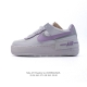 Nike 耐克低帮板鞋 空军一号 Af1马卡龙 Af1厚底增高百搭运动板鞋 Nike Air Force 1 “Shadow” 造型设计上与 Sacai X N