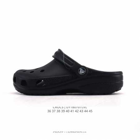 Crocs 沙滩洞洞鞋 男女士休闲厚底增高凉拖鞋 卡骆驰明星同款 厚底增高沙滩鞋 选择尺码时 建议选大一码 脚感更舒适 家居休闲一式两用拖鞋 白敬亭同款，坡跟设 - 点击图像关闭