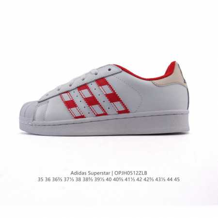 公司级 头层皮 阿迪达斯 Adidas Superstar 2025年新款鞋子 蛇年新款 经典贝壳头系列 新款休闲板鞋潮流男女士运动鞋 。鞋面柔软皮革拼接材质 - 点击图像关闭