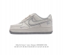 耐克 Stussy X Nike Air Force 1 '07 斯图西联名 空军一号厚底增高百搭运动板鞋，反光原楦头原纸板 打造纯正空军版型 外贸渠道 全掌内