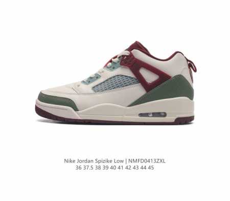 耐克 Nike Jordan Spizike Low 经典爆裂纹复古运动篮球鞋！全新低帮造型吸睛！整双鞋在融合了 Air Jordan 经典鞋款中的标志性元素之 - 点击图像关闭