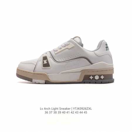 路易威登Louis Vuitton LV路易威登板鞋 时尚厚底增高运动鞋 潮男女鞋 舒适防滑底和百搭性霸屏整个时尚娱乐圈，细节调整完美主义！鞋面采用专柜ZP一致 - 点击图像关闭