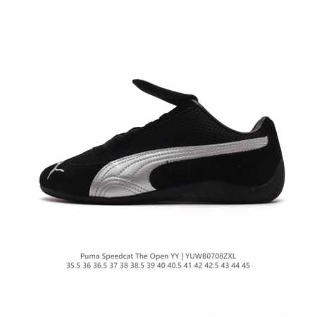 彪马 Open Yy X Puma Speedcat合作鞋款 Puma 联名时尚休闲运动板鞋。这双韩国辣妹疯抢的 Puma，是 Open Yy 走向全球市场的关 - 点击图像关闭