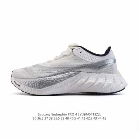 新品公司级 Saucony索康尼Endorphinpro啡鹏4陆地速鲨竞速碳板运动训练跑鞋 舒适百搭 网布减震透气支撑 低帮 碳板跑步鞋Saucony索康尼En - 点击图像关闭