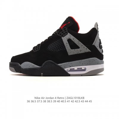 耐克 Nike Air Jordan 4 Retro Og迈克尔 乔丹Aj4代乔4 中帮复古休闲运动文化篮球鞋。秉承轻量化的速度型篮球鞋设计思想完成设计，降低重