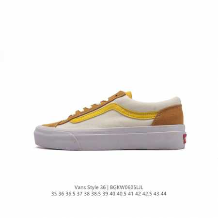 真标 带半码 Vans 万斯 Style 36 经典低帮帆布休闲运动硫化滑板板鞋。真的是吹爆的系列,那就是vansstyle36系列低帮经典复古文化休闲运动篮球 - 点击图像关闭