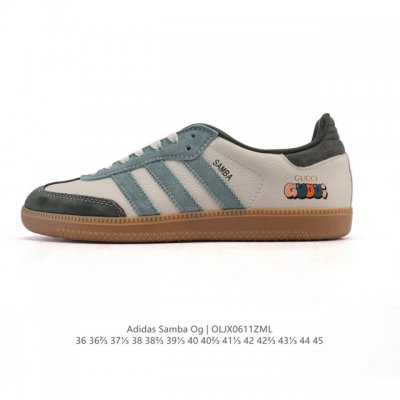 公司级 阿迪达斯 德训鞋 Adidas Originals Samba Og Shoes 经典运动鞋小白鞋 T头鞋 男女鞋 彰显休闲摩登风情的时尚经典鞋。它诞生