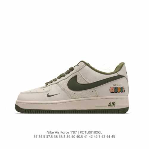 公司级 Af1耐克 Nike Air Force 1 ‘07 Low 空军一号 厚底增高百搭运动板鞋 原楦头原纸板 打造纯正空军版型，专注外贸渠道 全掌内置蜂窝