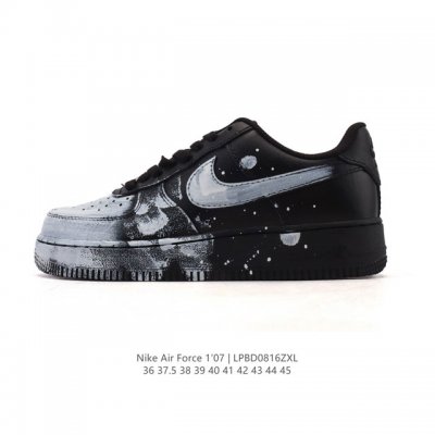 耐克 Nike Air Force 1 '07 Low 空军一号含气垫 小白鞋 2025年新款 低帮百搭厚底增高休闲运动板鞋。柔软、弹性十足的缓震性能和出色的中